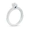 Thumbnail Image 3 of Vera Wang Love Collection 3/4 CT. T.W. Pear-Shaped Diamond Engagement Ring in 14K White Gold