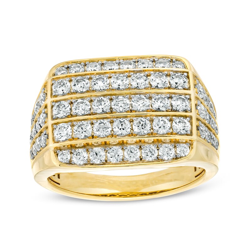 14K/18K Solid Gold Louis Vuitton Style Ring | Uverly 14K Gold / Yellow / 13