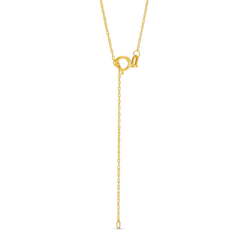 Main Image 2 of Engravable Oval Necklace in 14K Gold