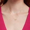Thumbnail Image 2 of Small and Large Interlocking Hearts Necklace in 14K Gold