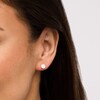 Thumbnail Image 2 of 1/4 CT. T.W. Multi-Diamond Stud Earrings 10K White Gold