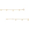 Thumbnail Image 2 of Mini Disc Station Adjustable Anklet in 10K Gold - 10"