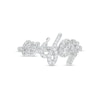 Thumbnail Image 4 of 1/4 CT. T.W. Diamond Cursive "wifey" Ring in Sterling Silver
