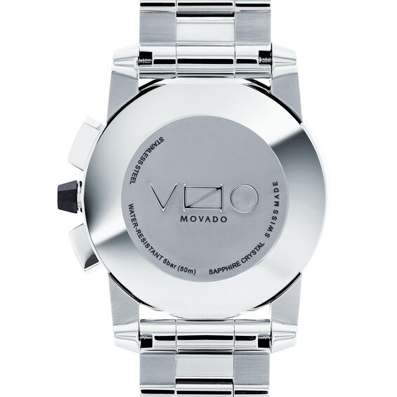 Menâs Movado Vizio Chronograph Watch with Black Carbon Fiber Dial (Model: 0607544)