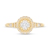 Thumbnail Image 3 of Vera Wang Love Collection 5/8 CT. T.W. Diamond Frame Vintage-Style Engagement Ring in 14K Gold
