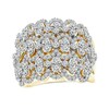 Thumbnail Image 1 of 2 CT. T.W. Diamond Multi-Row Anniversary Band in 14K Gold