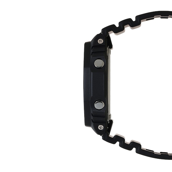 Men's Casio G-Shock Classic Solar Powered Black Resin Strap Watch with Black Dial (Model: Gab2100-1A)