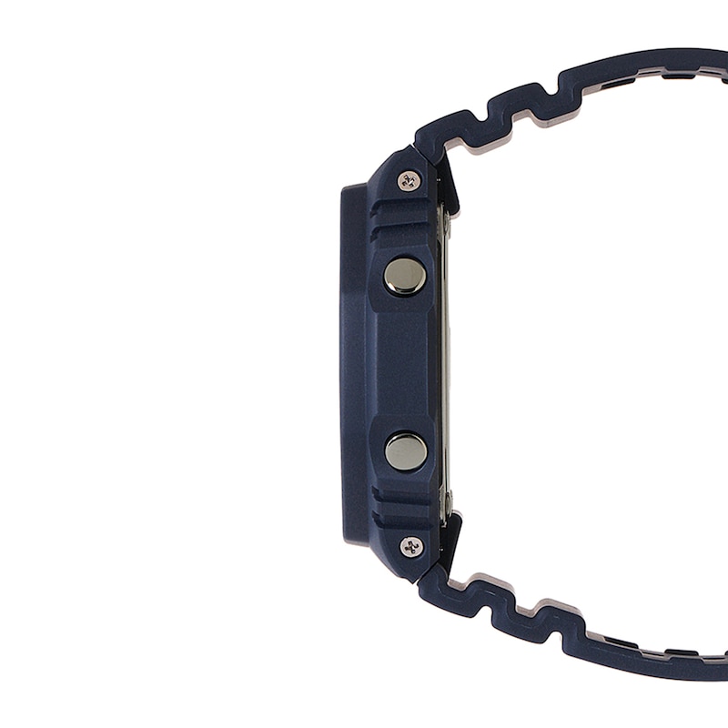Main Image 2 of Men's Casio G-Shock Classic Solar Powered Dark Blue Resin Strap Watch with Black Dial (Model: GAB2100-2A)