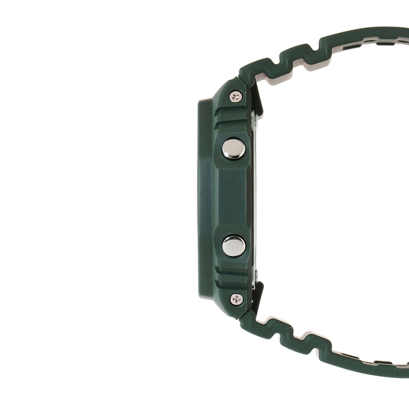 Main Image 2 of Men's Casio G-Shock Classic Solar Powered Green Resin Strap Watch with Black Dial (Model: GAB2100-3A)