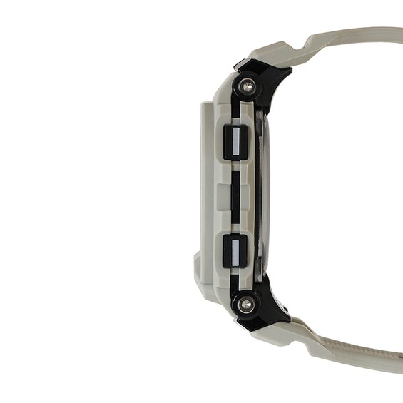 Men's Casio G-Shock Move Grey Resin Strap Watch with Square Black Dial (Model: Gbd200Uu-9)