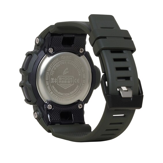 Men's Casio G-Shock Move Dark Green Resin Strap Watch with Black Dial (Model: Gba900Uu-3A)