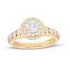 Thumbnail Image 0 of Vera Wang Love Collection 1 CT. T.W. Diamond Double Frame Engagement Ring in 14K Gold