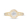 Thumbnail Image 3 of Vera Wang Love Collection 1 CT. T.W. Diamond Double Frame Engagement Ring in 14K Gold