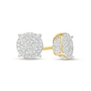 Thumbnail Image 1 of Men's 1/4 CT. T.W. Multi-Diamond Stud Earrings in 10K Gold