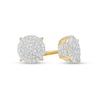Thumbnail Image 0 of Men's 1/6 CT. T.W. Multi-Diamond Stud Earrings in 10K Gold