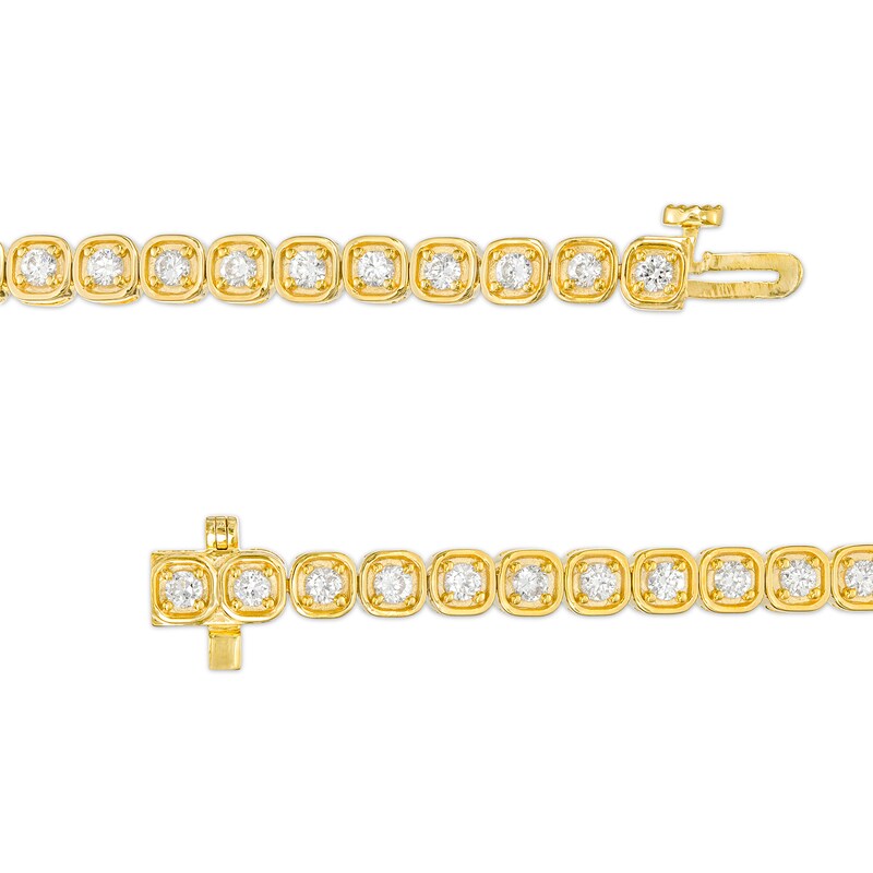 2 CT. T.W. Diamond Tennis Bracelet in 10K Gold