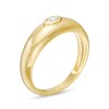 Thumbnail Image 3 of 1/10 CT. Marquise Diamond Solitaire Dome Band in 10K Gold