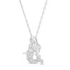 Thumbnail Image 1 of 1/15 CT. T.W. Diamond Mermaid Pendant in Sterling Silver