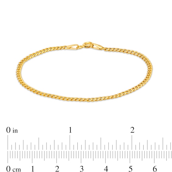Child's 2.2mm Cuban Curb Chain Bracelet in Hollow 14K Gold â 6.0"
