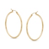 Thumbnail Image 0 of 40.0mm Tube Hoop Earrings in 14K Gold