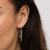 Thumbnail Image 1 of 40.0mm Tube Hoop Earrings in 14K Gold