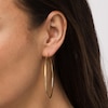 Thumbnail Image 1 of 60.0mm Tube Hoop Earrings in 14K Gold