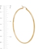 Thumbnail Image 2 of 60.0mm Tube Hoop Earrings in 14K Gold