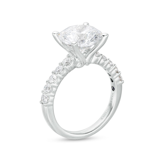 True Lab-Grown Diamonds by Vera Wang Love 4-1/2 CT. T.w. Engagement Ring in 14K White Gold (F/Vs2)