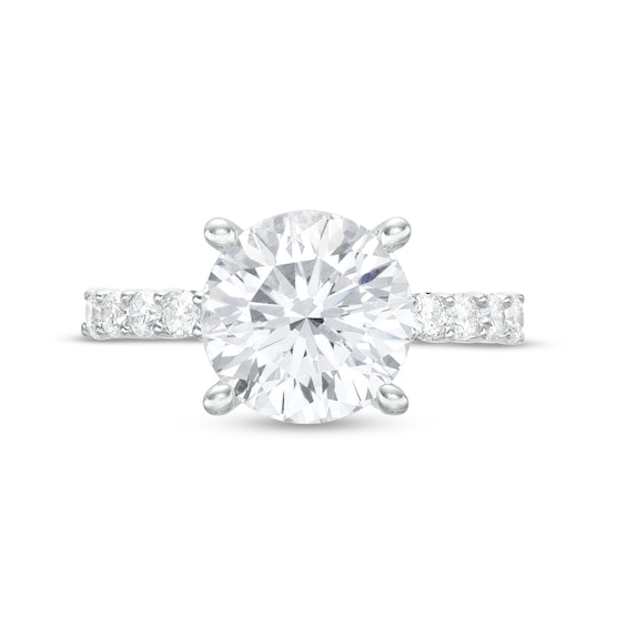 True Lab-Grown Diamonds by Vera Wang Love 4-1/2 CT. T.w. Engagement Ring in 14K White Gold (F/Vs2)