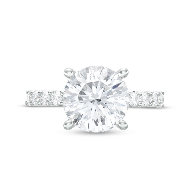 Main Image 4 of TRUE Lab-Grown Diamonds by Vera Wang Love 4-1/2 CT. T.W. Engagement Ring in 14K White Gold (F/VS2)