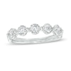 Thumbnail Image 1 of 1/2 CT. T.W. Diamond Five Stone Anniversary Band in 10K White Gold