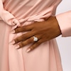 Thumbnail Image 2 of 1/2 CT. T.W. Diamond Double Pear-Shaped Frame Split Shank Engagement Ring in 10K White Gold (J/I3)