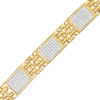 Men's 2 CT. T.W. Diamond Link Bracelet in 10K Gold – 8.5"