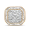 Thumbnail Image 0 of Men's 3 CT. T.W. Octagonal Multi-Diamond Octagonal Frame Ring in 10K Gold