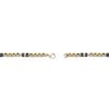 Thumbnail Image 3 of 5.0mm Link Chain Station Bracelet in Stainless Steel and Black IP Ceramic - 8.5"