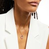 Thumbnail Image 2 of 1/4 CT. T.W. Diamond Knotted Heart Pendant in Sterling Silver