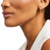 Thumbnail Image 2 of 3/8 CT. T.W. Diamond Five Stone Box Huggie Hoop Earrings in 10K Gold