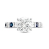 Thumbnail Image 3 of TRUE Lab-Grown Diamonds by Vera Wang Love 2-5/8 CT. T.W. and Blue Sapphire Engagement Ring in 14K White Gold (F/VS2)