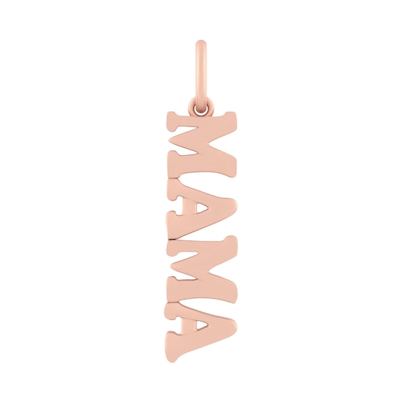 Linear Sideways Mama Charm (Metal Color)