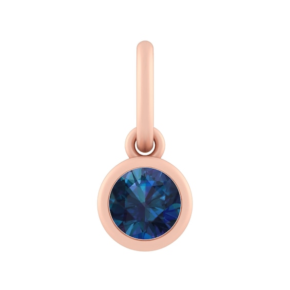 4.0mm Lab-Created Alexandrite Charm (Metal Color)