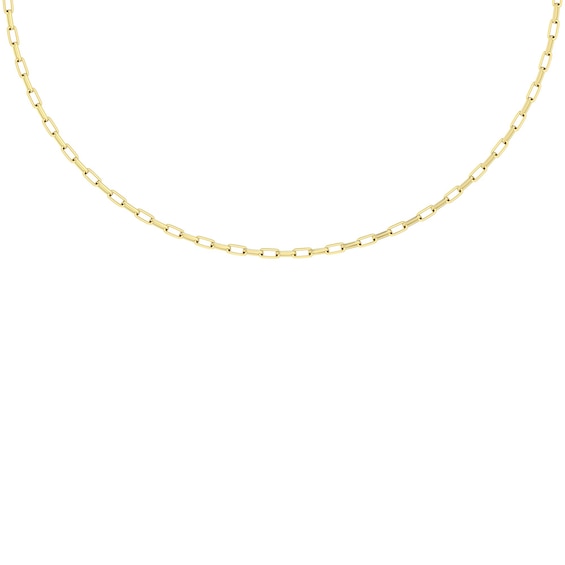 Paper Clip Cheval Chain Builder Necklace (1-6 Charms)