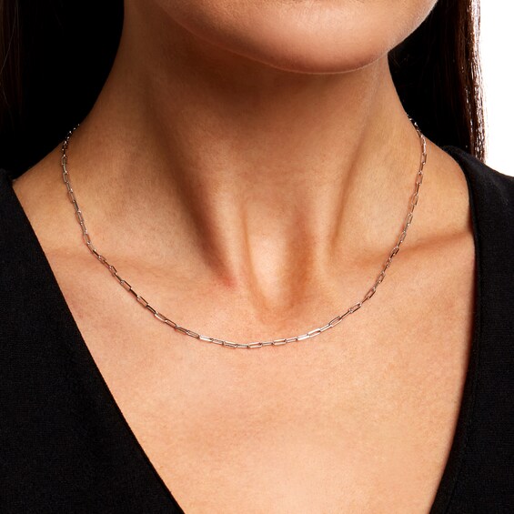 Paper Clip Cheval Chain Builder Necklace (1-6 Charms)