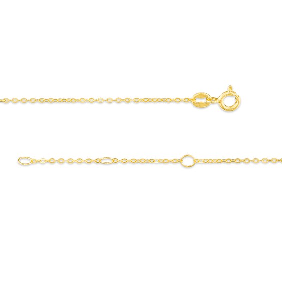 Madeira Citrine Sacral Chakra Symbol Bracelet in Sterling Silver with 18K Gold Plate â 7.75"