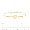 Thumbnail Image 4 of Madeira Citrine Sacral Chakra Symbol Bracelet in Sterling Silver with 18K Gold Plate – 7.75"