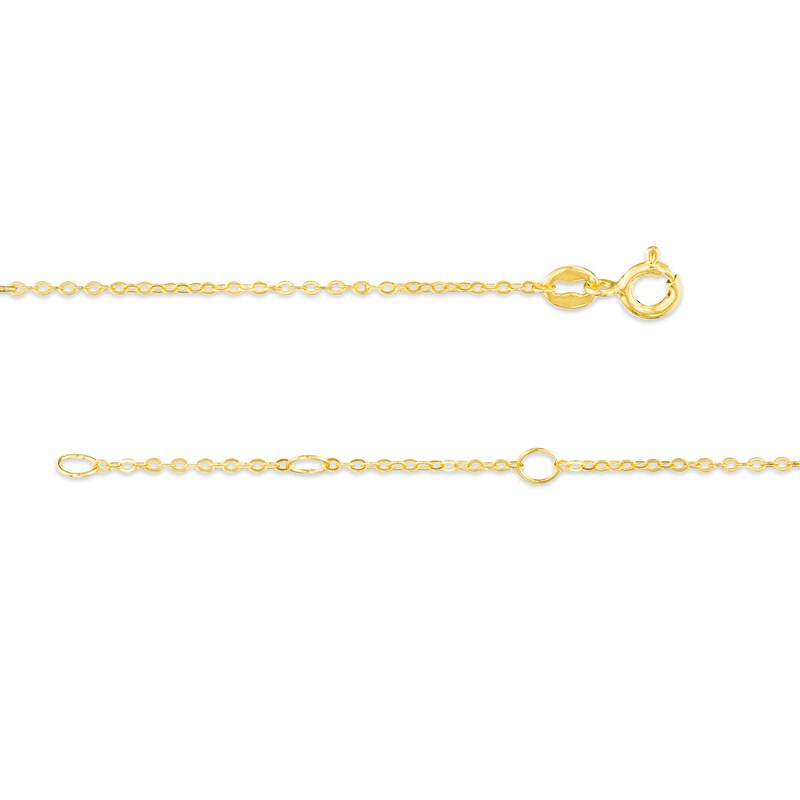Main Image 3 of Garnet Root Chakra Symbol Bracelet in Sterling Silver with 18K Gold Plate – 7.75"