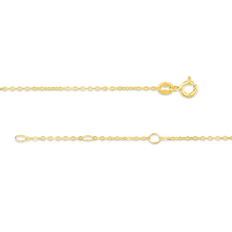 Main Image 3 of Chrome Diopside Heart Chakra Symbol Bracelet in Sterling Silver with 18K Gold Plate – 7.75"