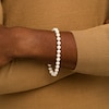 Thumbnail Image 2 of Men's 7.0-8.0mm Freshwater Cultured Pearl Strand Bracelet with 14K Gold Clasp – 8.5"