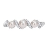 Thumbnail Image 5 of 3.0-4.0mm Baroque Freshwater Cultured Pearl and 1/10 CT. T.W. Diamond Twist Shank Ring in 14K White Gold
