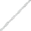 Thumbnail Image 0 of Diamond Accent Swirl Infinity Link Bracelet in Sterling Silver – 7.5"