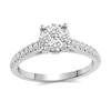 Thumbnail Image 1 of 3/4 CT. T.W. Multi-Diamond Engagement Ring in 14K White Gold